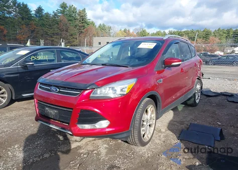 2013 Ford Escape Titanium из США, поврежденный, VIN 1FMCU9J90DUD46806